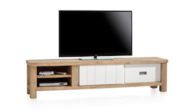 Istrana, Tv-sideboard 1-schiebetuer + 1-lade + 2-nischen 190 Cm