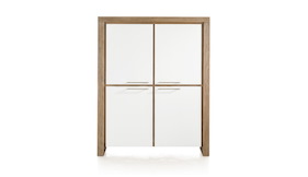 Kozani, Schrank Niedrig 4-tueren + 2-laden (innen) - 120 Cm