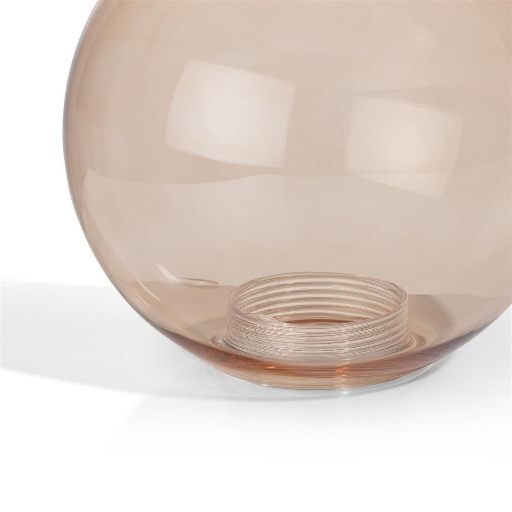 Lia - Vervanging Glas - 15 Cm Transparant / Bruin