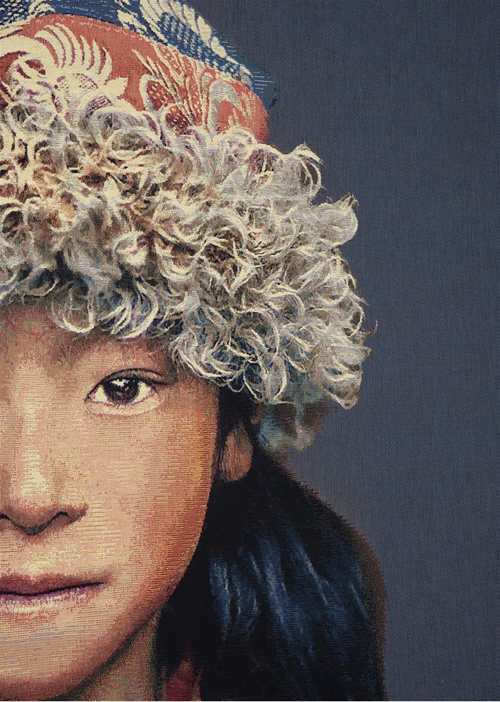 Tibetan Girl Schilderij 125X198cm