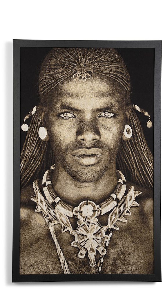 Samburu Warrior Schilderij 75X125cm
