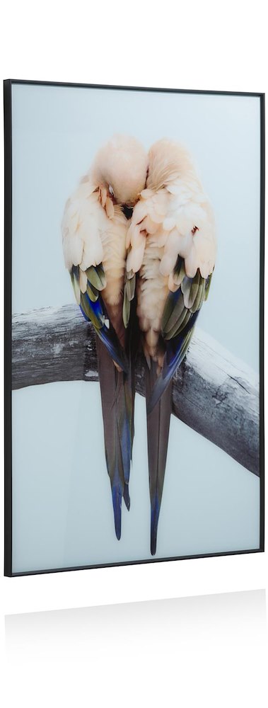 Lovebirds Fotoschilderij 140X90cm