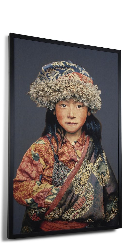 Tibetan Girl Schilderij 125X198cm