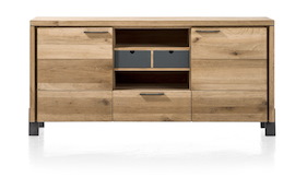 Modrava, Dressoir 2-deuren + 1-lade + 1-mand + 2-niches - 180 Cm