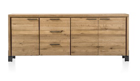 Modrava, Dressoir 3-deuren + 3-laden - 220 Cm