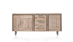 More, Dressoir 3-deuren + 3-laden 200 Cm - Hout