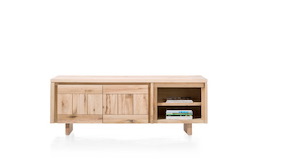 More, Lowboard 2-deuren + 2-niches 180 Cm - Hout