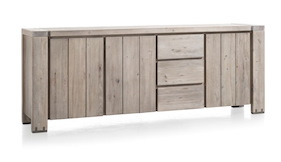Avola, Dressoir 3-deuren + 3-laden - 240 Cm