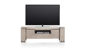Avola, Tv-dressoir 1-klep + 1-niche - 130 Cm