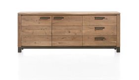 Falster, Dressoir 2-deuren + 3-laden 220 Cm