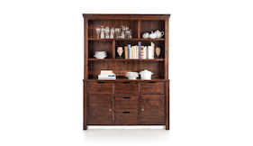 Cape Cod, Armoire 2-portes + 5-corbeilles + Partie Haute Bibliotheque