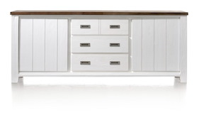 Velasco, Buffet 2-portes + 3-tiroirs - 220 Cm