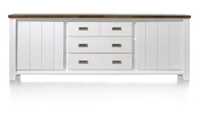 Velasco, Buffet 2-portes + 3-tiroirs - 240 Cm