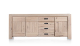 Santorini, Buffet 3-portes + 3-tiroirs - 230 Cm