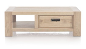Santorini, Table Basse 120 X 60 Cm + 1-tiroir T&t + 1-niche