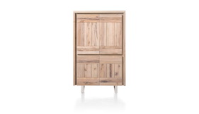 More, Armoire 4-portes 99 Cm - Inox