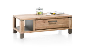 Falster, Table Basse 120 X 60 Cm 1-tiroir + 1-niche