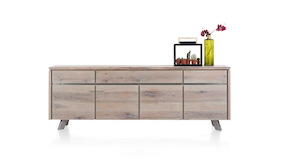 Ermont, Buffet 4-portes + 3-tiroirs - 240 Cm