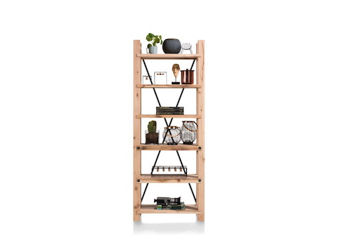 Maitre, bibliotheque 6-etageres - 75 cm